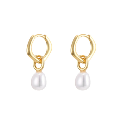 925 Sterling Silver Pearls Earrings
