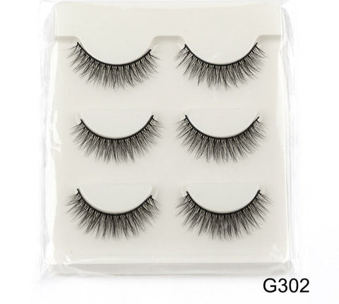 YSDO 3/5/10 Pairs Natural Half Eyelash