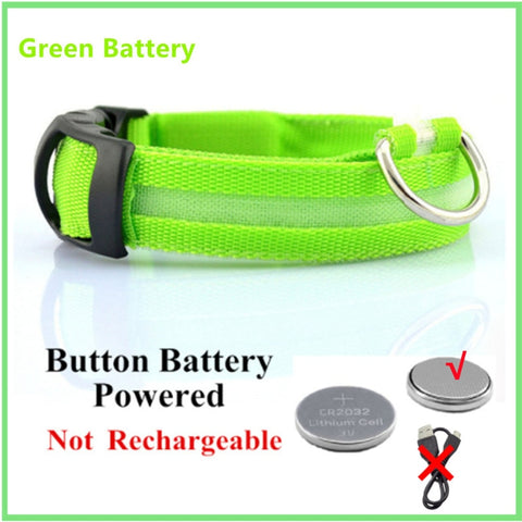 New LED Glowing Dog Collar