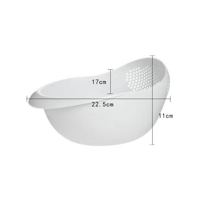 New Rice Sieve Plastic Colander Kitchen Drain Basket