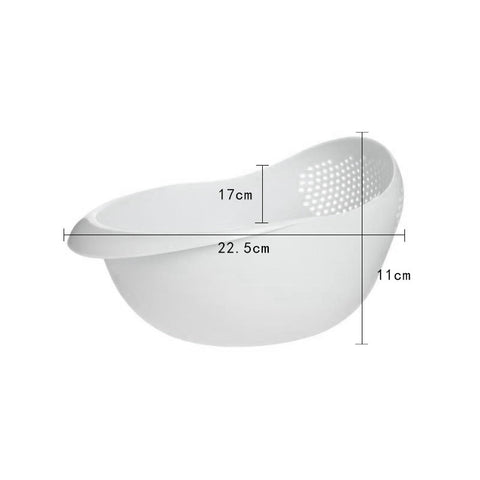 New Rice Sieve Plastic Colander Kitchen Drain Basket