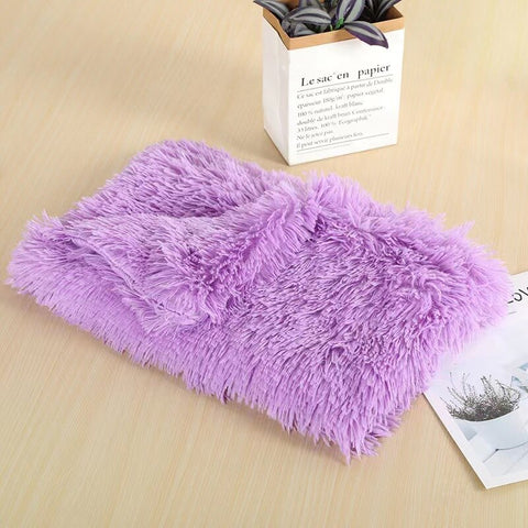 Dog Fluffy Fur Blanket Sleeping Mat