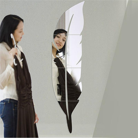 3D Feather Plume Mirror