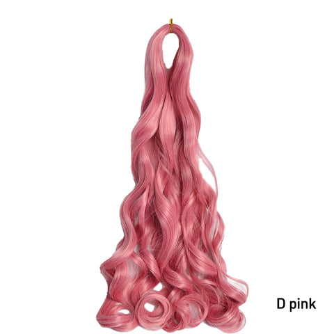 New French Curls Braiding Hair