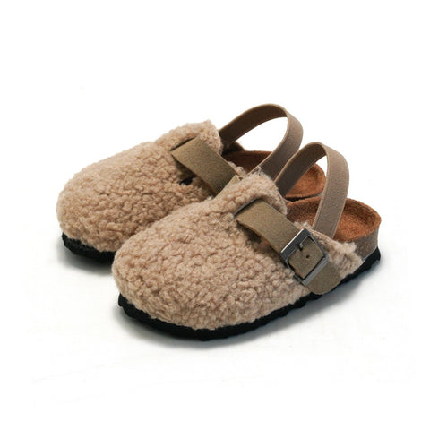 Baby  Warm Fuzzy Slipper Plush Sandals