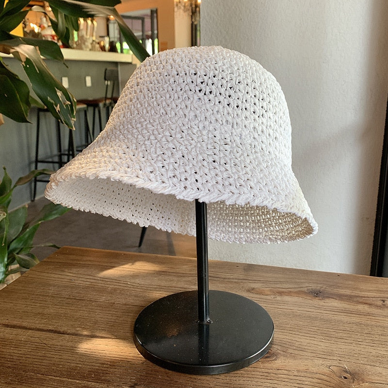 2022 Summer New Folding Straw Hat
