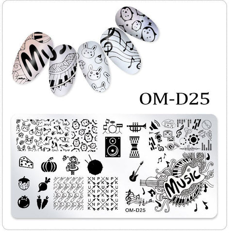 New Lace Flowers Nail Stamping Plates