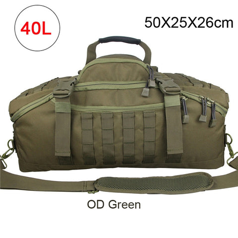 40L 60L 80L Men Army Sport Gym Bag