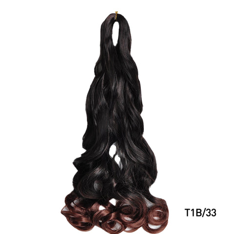 New French Curls Braiding Hair