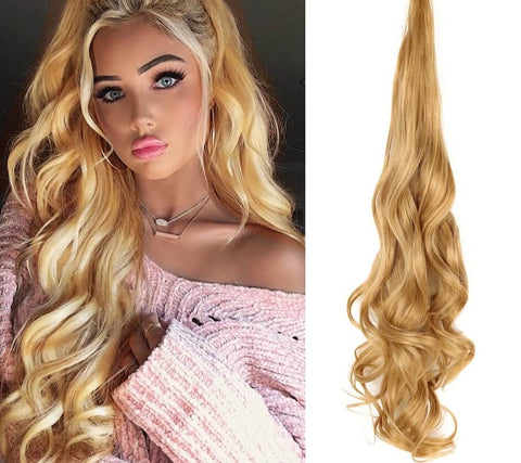 New Long Synthetic Hair Extension