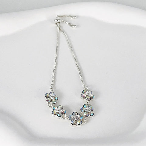Women Luxury Moonstone Crystal Stars Bracelet