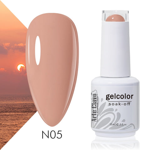 15ml Rose Red Color Series Gel Nail Polish