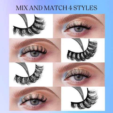 3D False Russian  Eyelashes