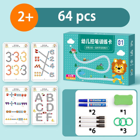136Page Children Montessori Drawing Toy