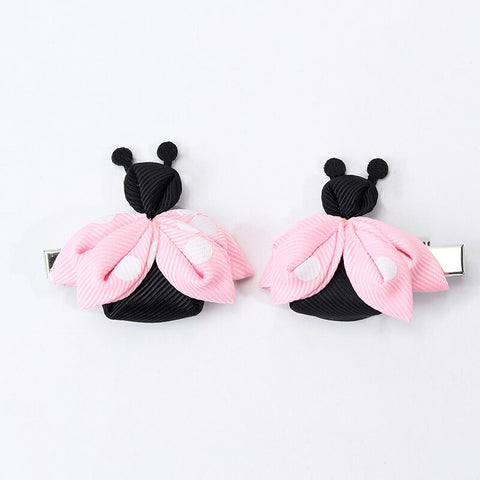 Kawaii Ladybug Hair Clips