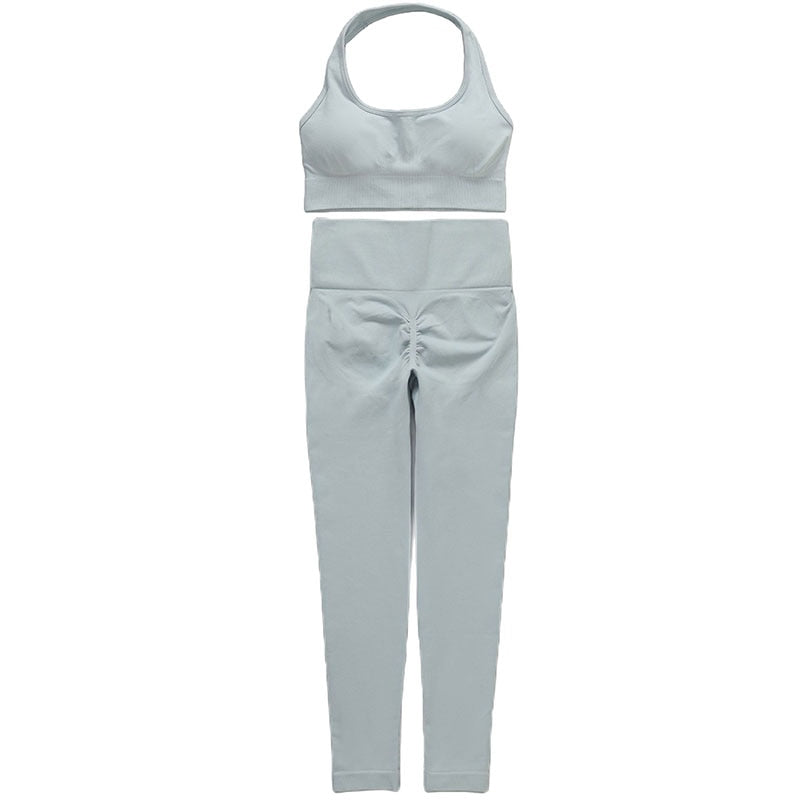 New  Fitness Sportwear Women 2 pieces Set