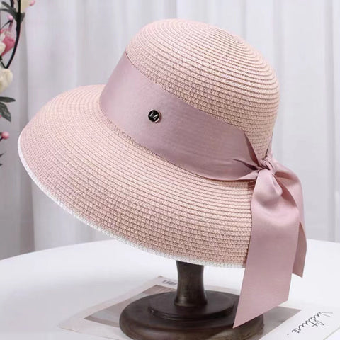 Women Beach Hepburn style Bucket Hat