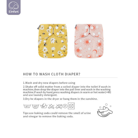 Newborn baby Washable dry dast pocket