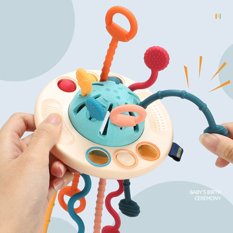 Baby Montessori Pull String Sensory Toys