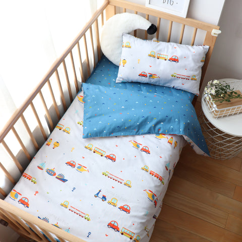 3 Pcs Baby Crib Bedding Set