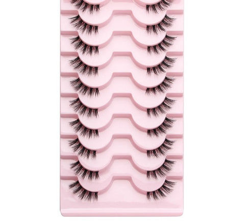 YSDO 3/5/10 Pairs Natural Half Eyelash