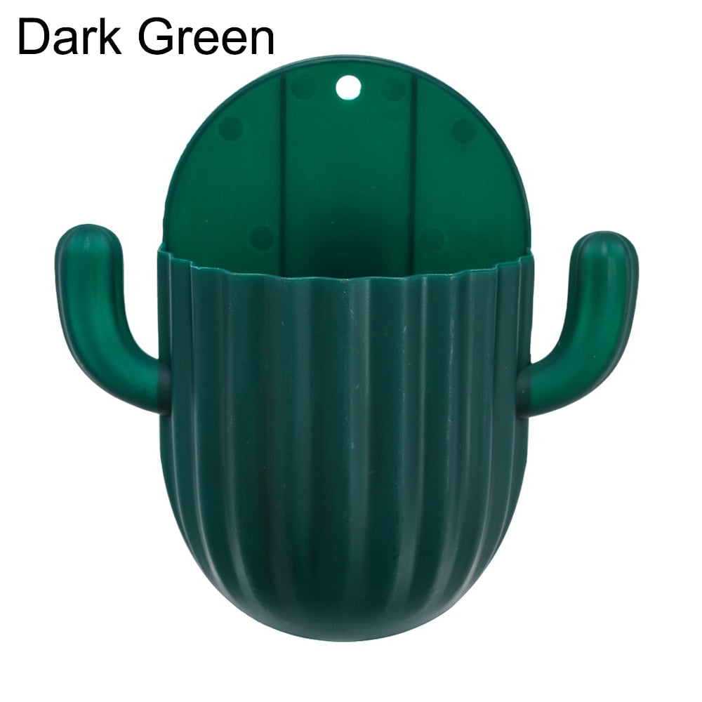 New Wall Self-adhesive Seamless Cactus Storage Rack