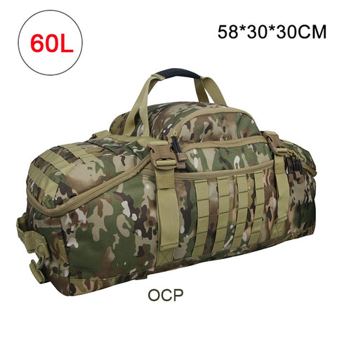 40L 60L 80L Men Army Sport Gym Bag