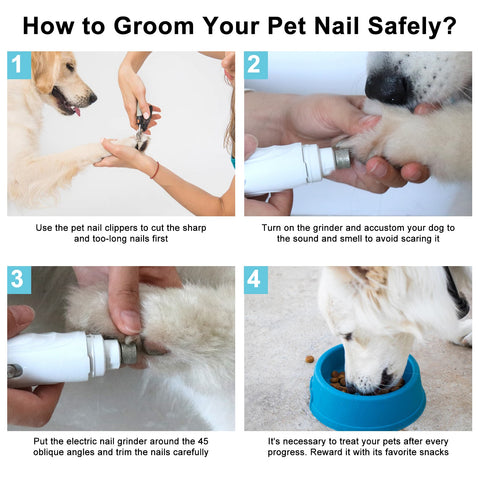 USB Rechargeable Electric Dog Nail Clippers