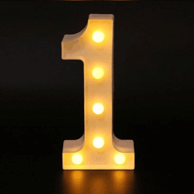 New Alphabet Letter LED Lights