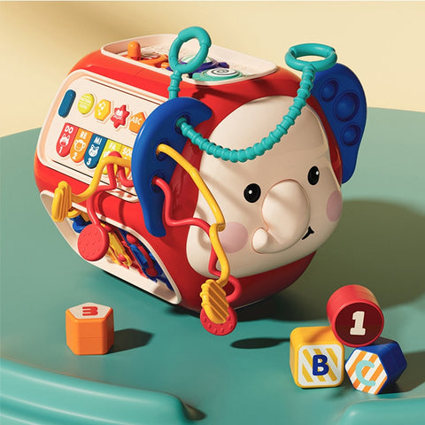 Baby Activity Cube Montessori Sensory Toy