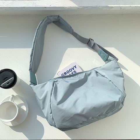 Women Large Capacity Casual Nylon Crossbody Bag