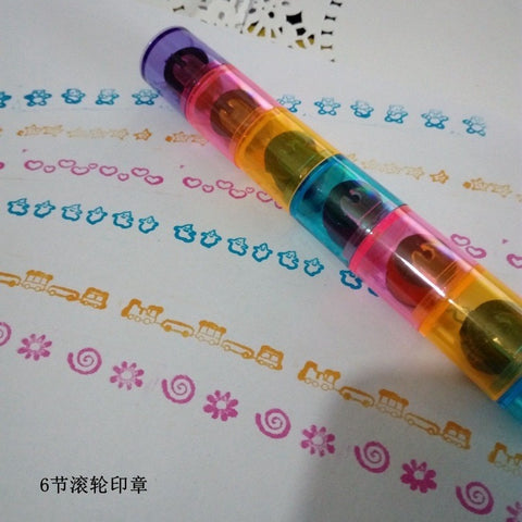 10pcs Self-ink Stamps Children Toy