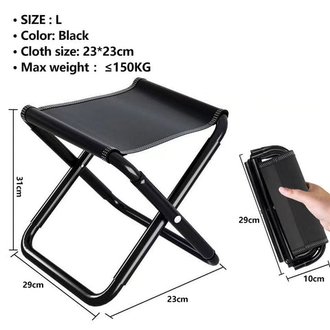 Outdoor Aluminum Foldable Fishing Chair