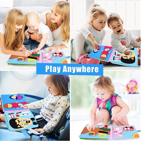 3D Toddlers Story Cloth Book Sensory toys