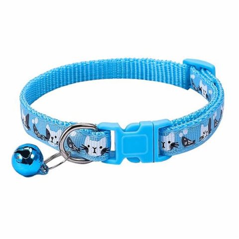 New Cat Colorful Pattern Cute Bell