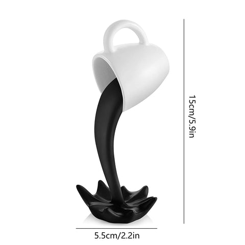 New Resin Statues Floating Coffee Cup Art