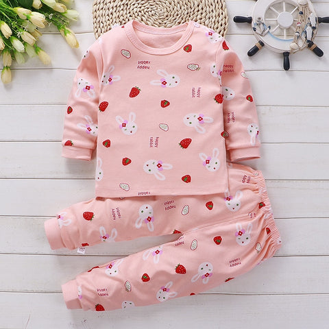 Kids Long Sleeved Pajamas Sets