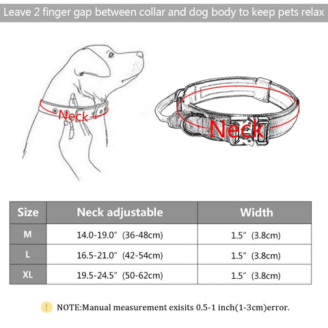 New Tactical Dog Collar