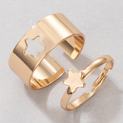 1/2 Pcs Couple Ring Fashion Women Men