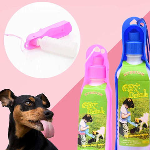 Pet Portable Plastic Drinking Water Bottle