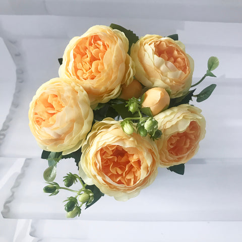 30cm Rose Pink Silk Peony Artificial Flowers