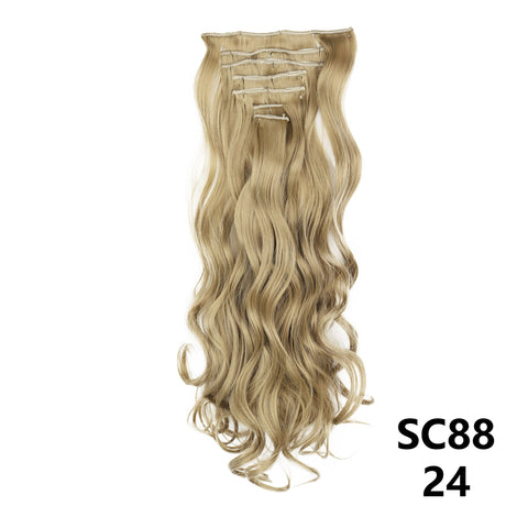 New Long Straight Natural 16 Clip