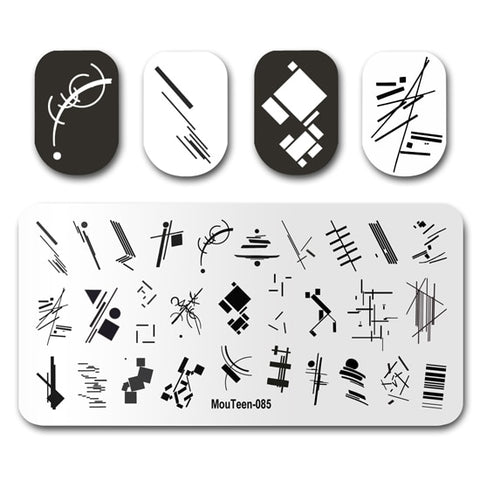 New Nail Plates Stamp King Manicure Set