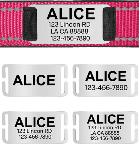 New Adjustable Reflective Nylon Dog Collars