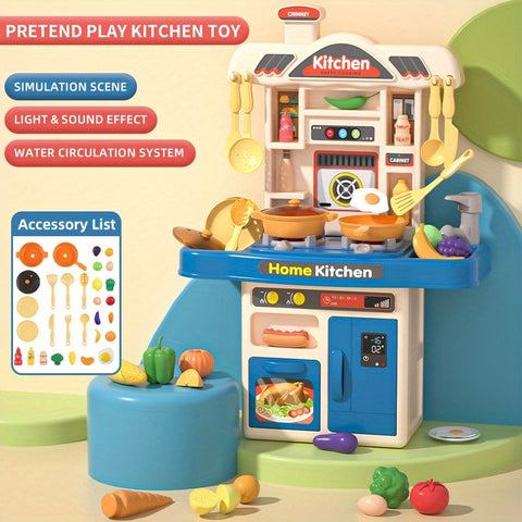Realistic Pretend Play Cooking Toy for Kids, Chef Play set