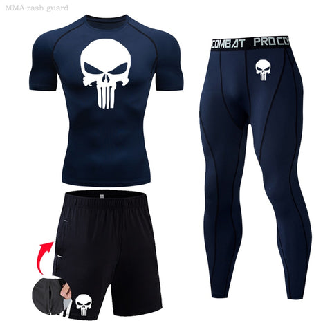 Men Running Fitness Sports Suits