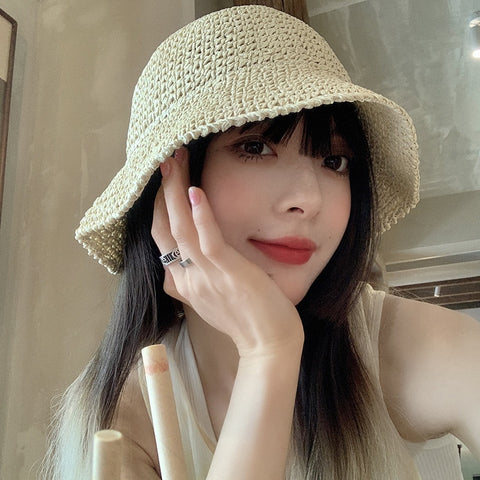 2022 Summer New Folding Straw Hat