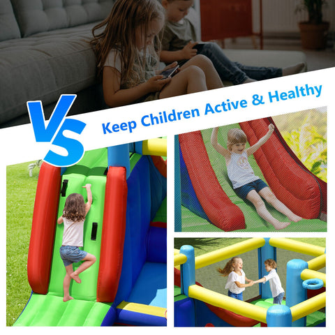 8-in-1 Kids Inflatable Bouncer