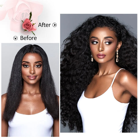 New Synthetic Curly Clip-In Hair Extensions