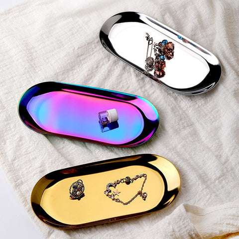 Korean Style Stainless Steel Storage Tray